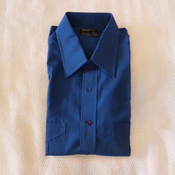 Vintage never worn JC Penny no iron button shirt Size L - Picture 4 of 4